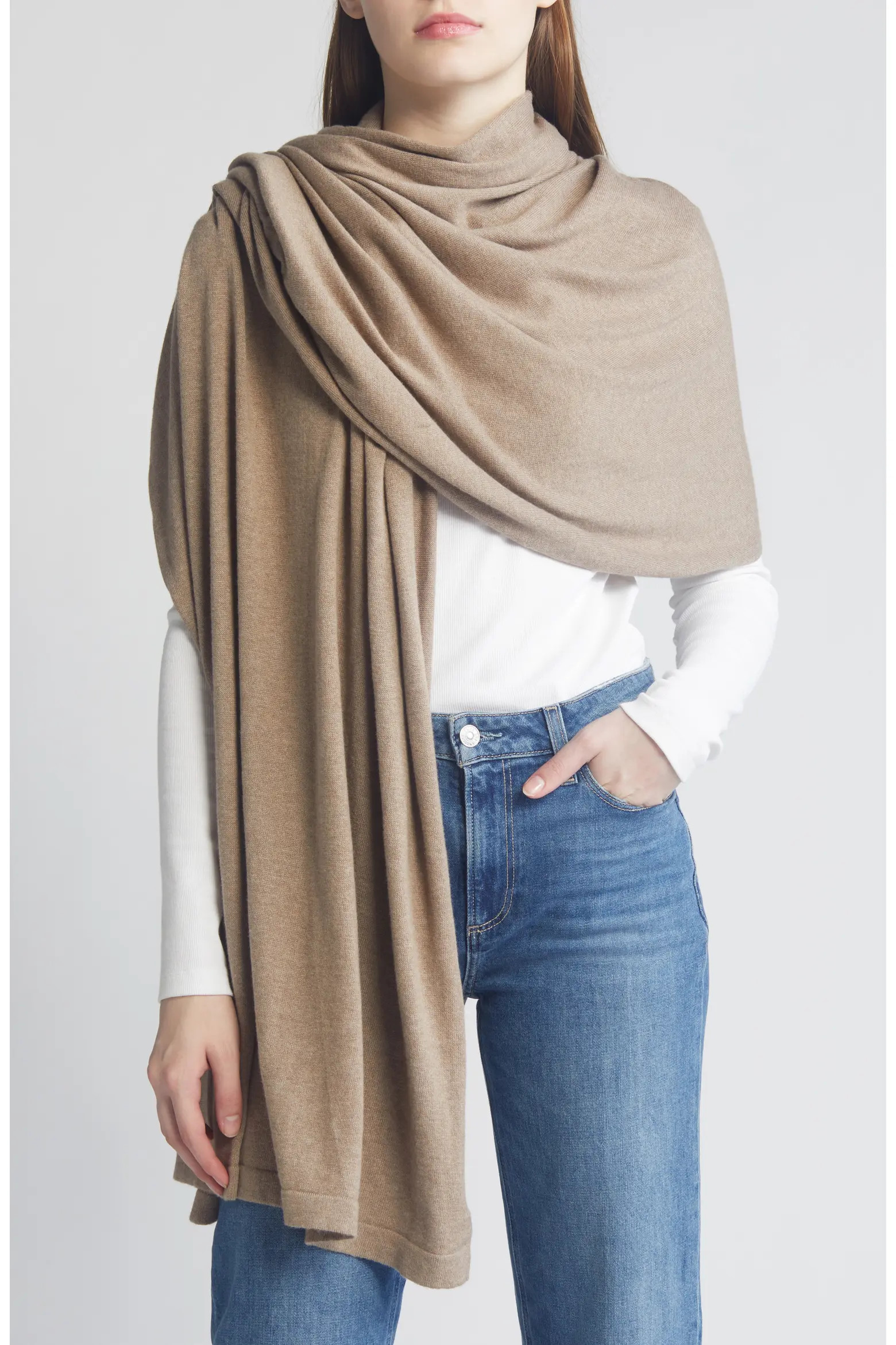Nordstrom Transitional Knit Travel Wrap (Women) | Nordstrom | Nordstrom