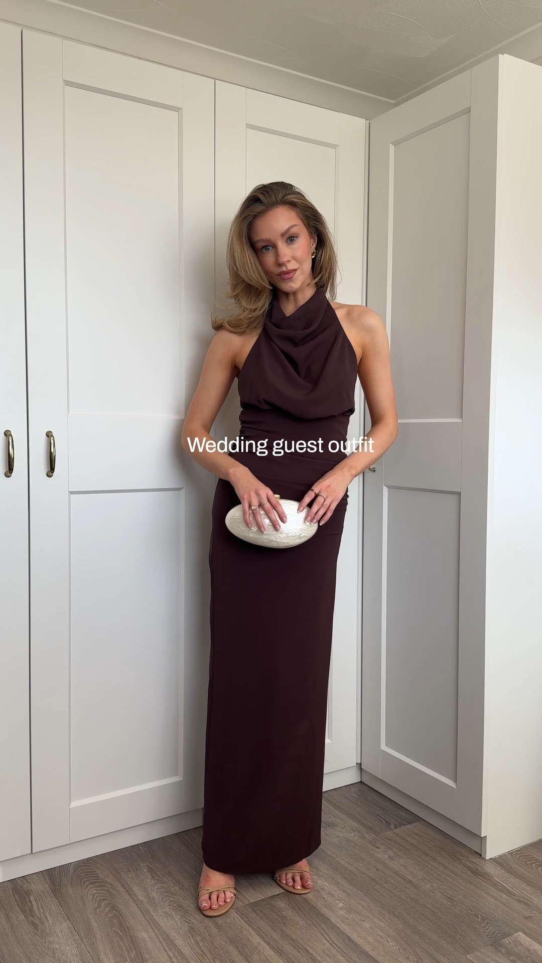 Wedding guest outfit, wedding guest dress, dresses, brown halter neck dress, maxi dress, backless dress, Zara dresss

#LTKPassport

#LTKuk LTKAroundTheWorld #LTKwedding
