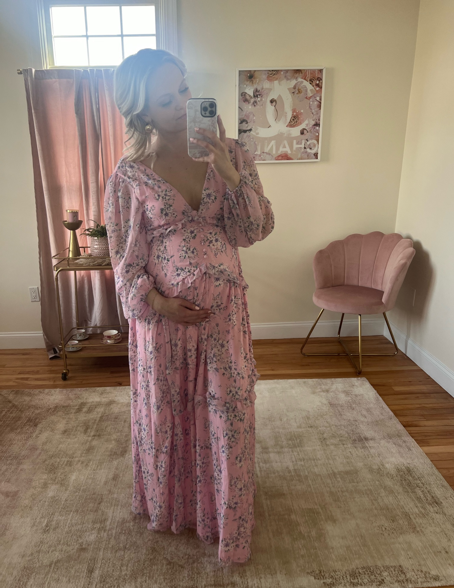 The perfect dress for Easter and spring! Bump friendly! #easter #Spring #bumpstyle #maternity 

#LTKfindsunder50 #LTKbump #LTKsalealert