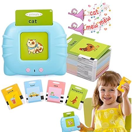 Educational Toys for 2 3 4 Years Old 112 Audible Baby Flash Cards, Toddlers Learning Toys for 2-4 Ye | Amazon (US)