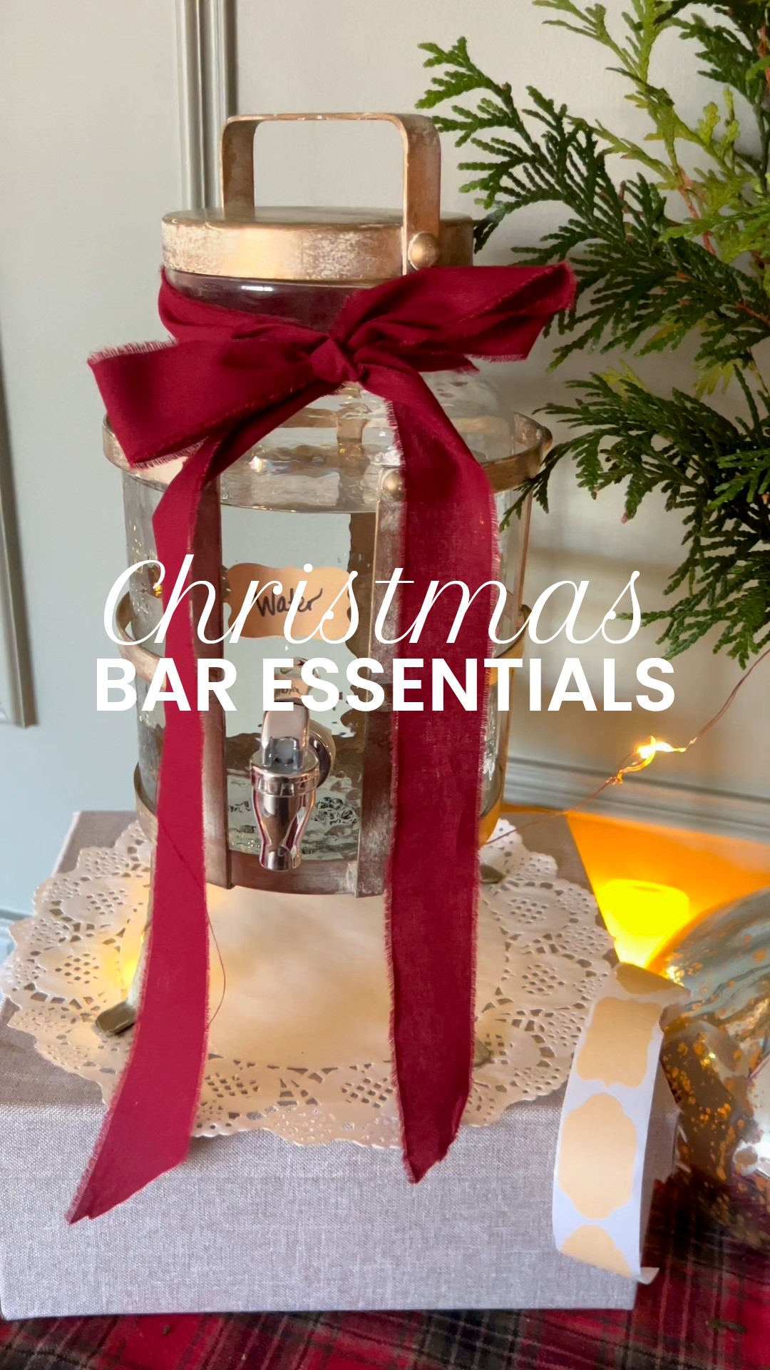 Christmas Tablescape Idea: set up a coffee, cocktail or mocktail bar for your Christmas guests! This is amazing for any holiday party, and now you can stop checking on your guests’ drinks. This self-service station does it all! Perfect for christmas brunch, coffee, cocktails, batch drinks.

#LTKHoliday #LTKmomlife #LTKHome