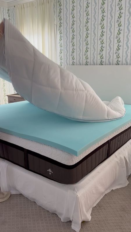 I’m “down bad” —don’t wanna get out of bed —because this mattress topper is SO INCREDIBLY COMFY!! 🛌 If you’re in desperate need of a better nights sleep, then you need this combination memory foam + pillow mattress topper! As a bonus, I’ve also sourced my sheets, quilt, bed, and this adorable ric rac set under 30!! 

Tip: let the mattress topper air out for one day so there will be no factory smell when you put it on your bed!

If you’re working on decorating your bedroom, I have a whole LTK list with my home decor sources! Shop right here on my LTK shop! Go to the My Home Collection! 

DM me your questions or comment on this LTK post! And follow me for more inspo here and on Instagram!

#LTKhome #LTKfindsunder100 #LTKsalealert