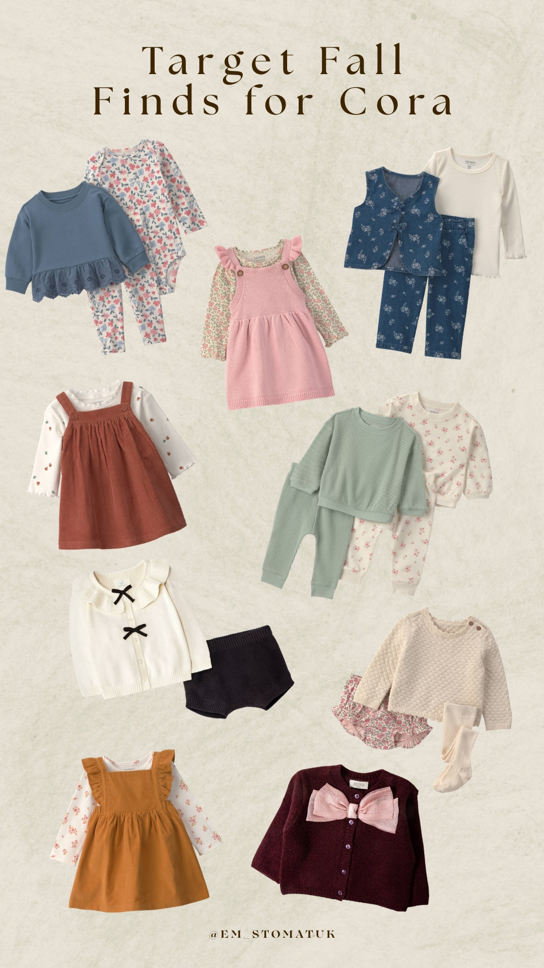 Target fall arrivals for Cora!  

 #LTKSeasonal #LTKBaby #LTKKids