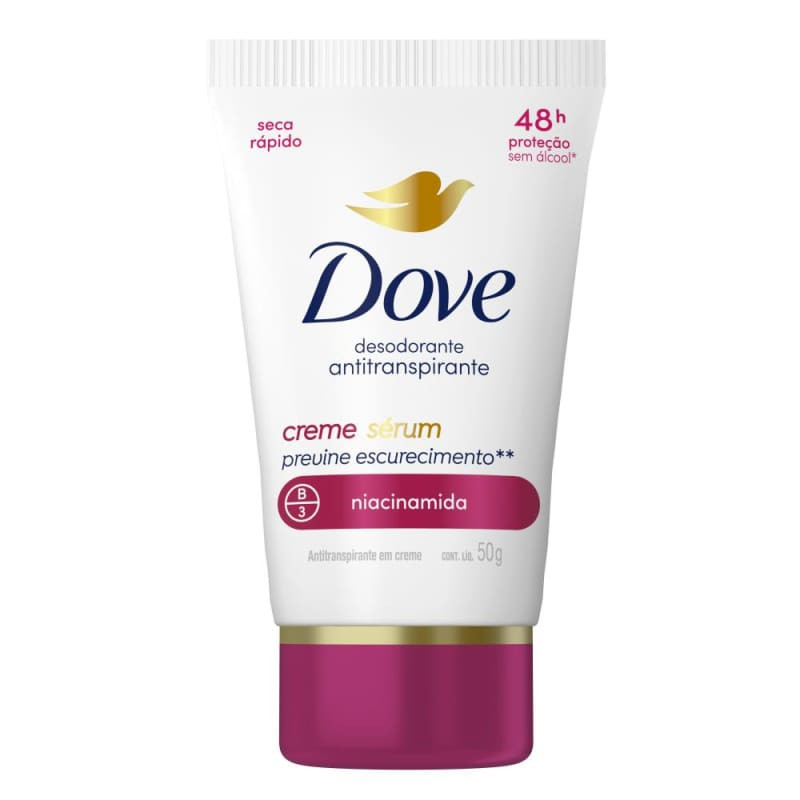 Dove Creme Sérum
             - Desodorante Antitranspirante em Creme 50g | Beleza Na Web (BR)