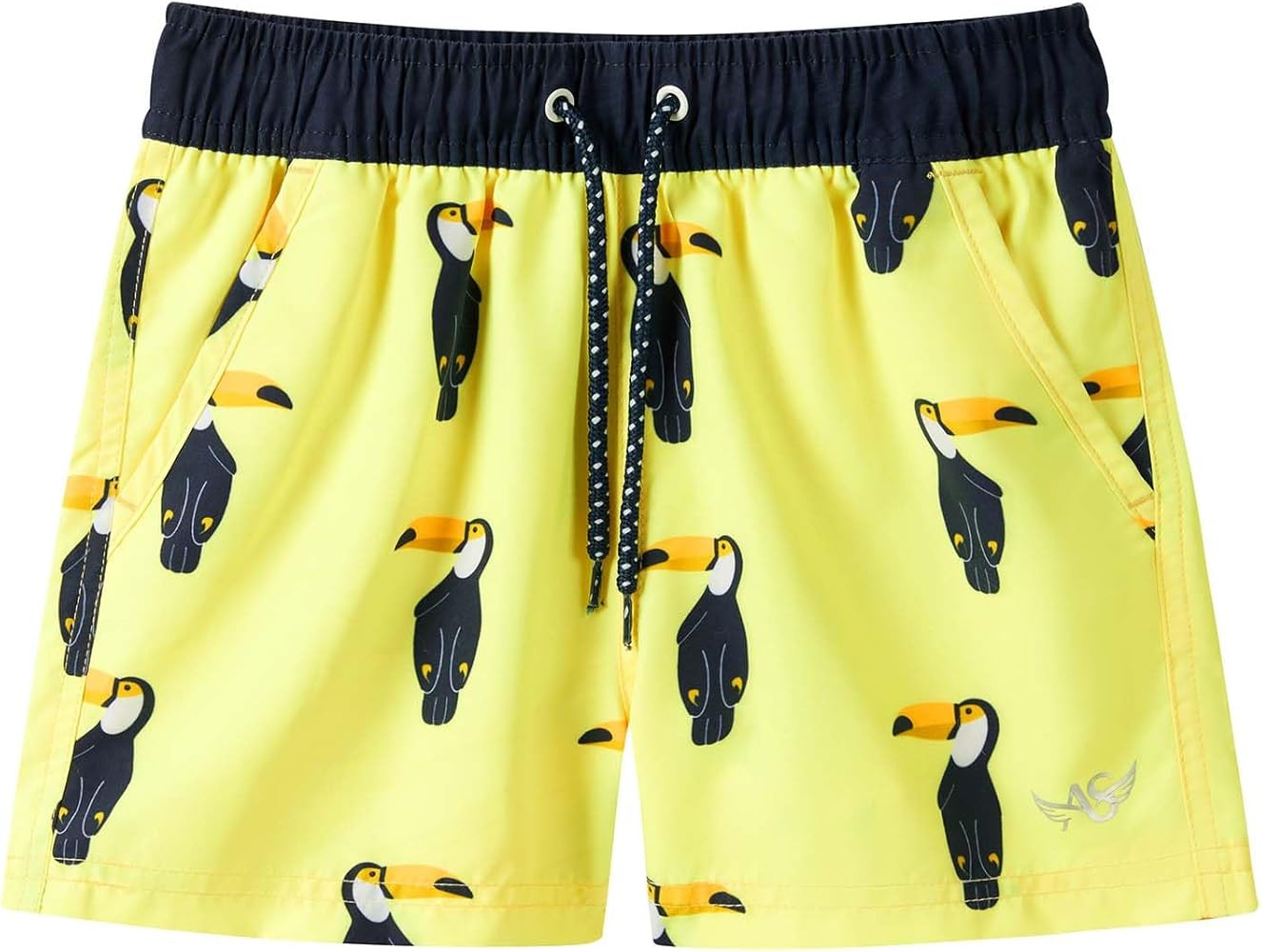 Boys Swim Trunks Toddler Kids Board Shorts with Compression Liner Quick Dry Little Boy Swimsuit S... | Amazon (US)