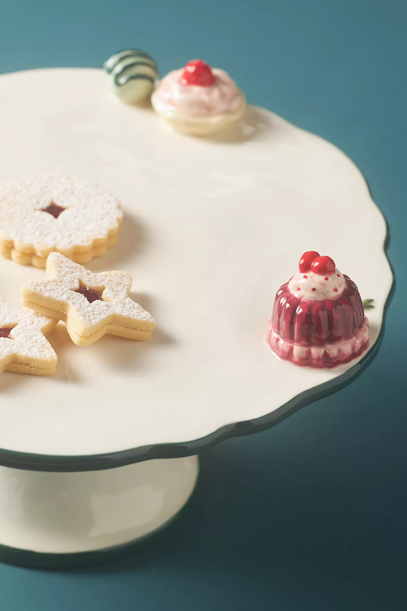 Holifaye Ceramic Stoneware Cake Stand | Anthropologie (US)