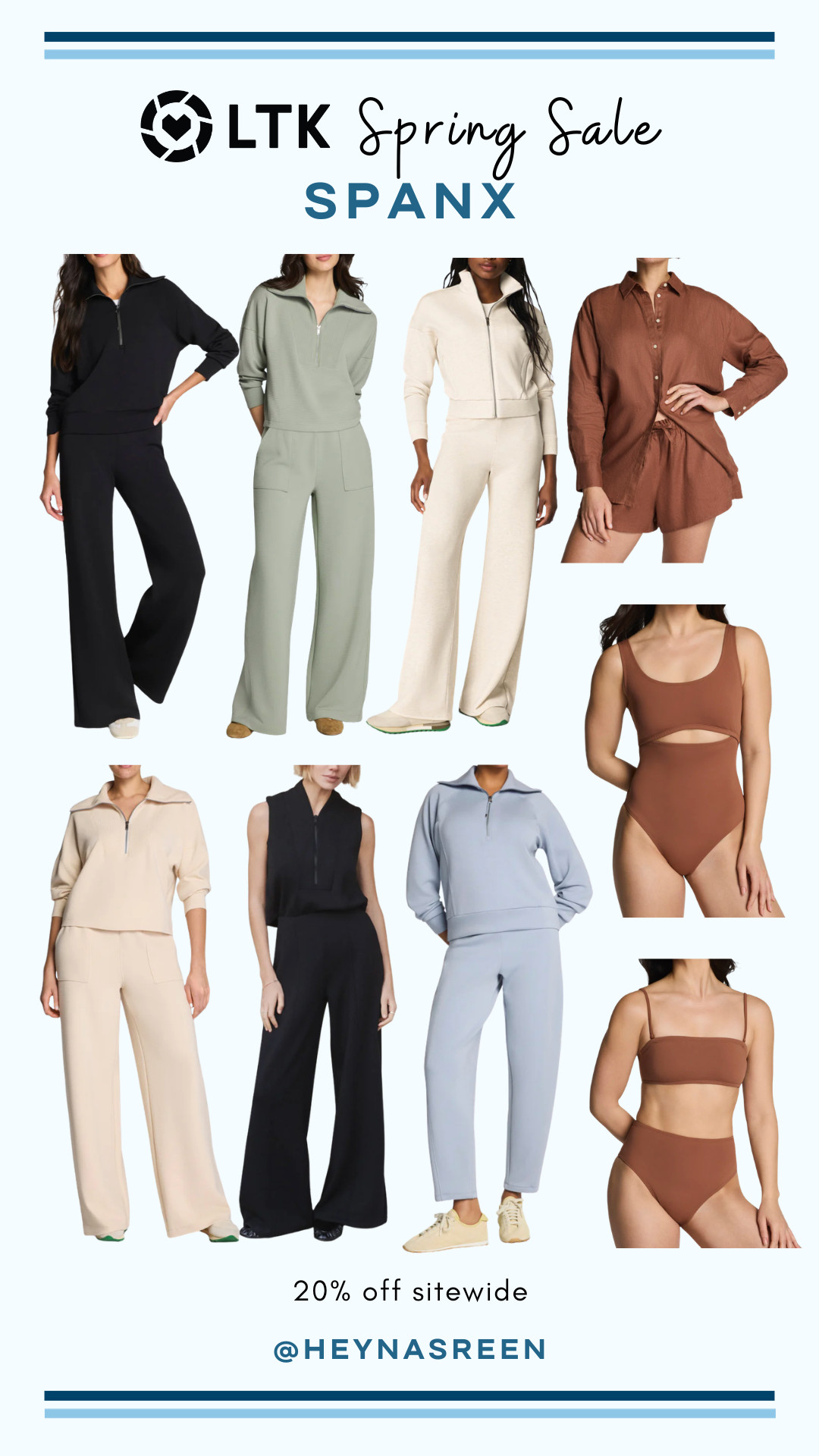 Get 20% off Spanx sitewide with my exclusive code! These are some recent favorite sets and swim finds I'm loving. 

 

#LTKSpringSale #LTKSaleAlert #LTKSwim