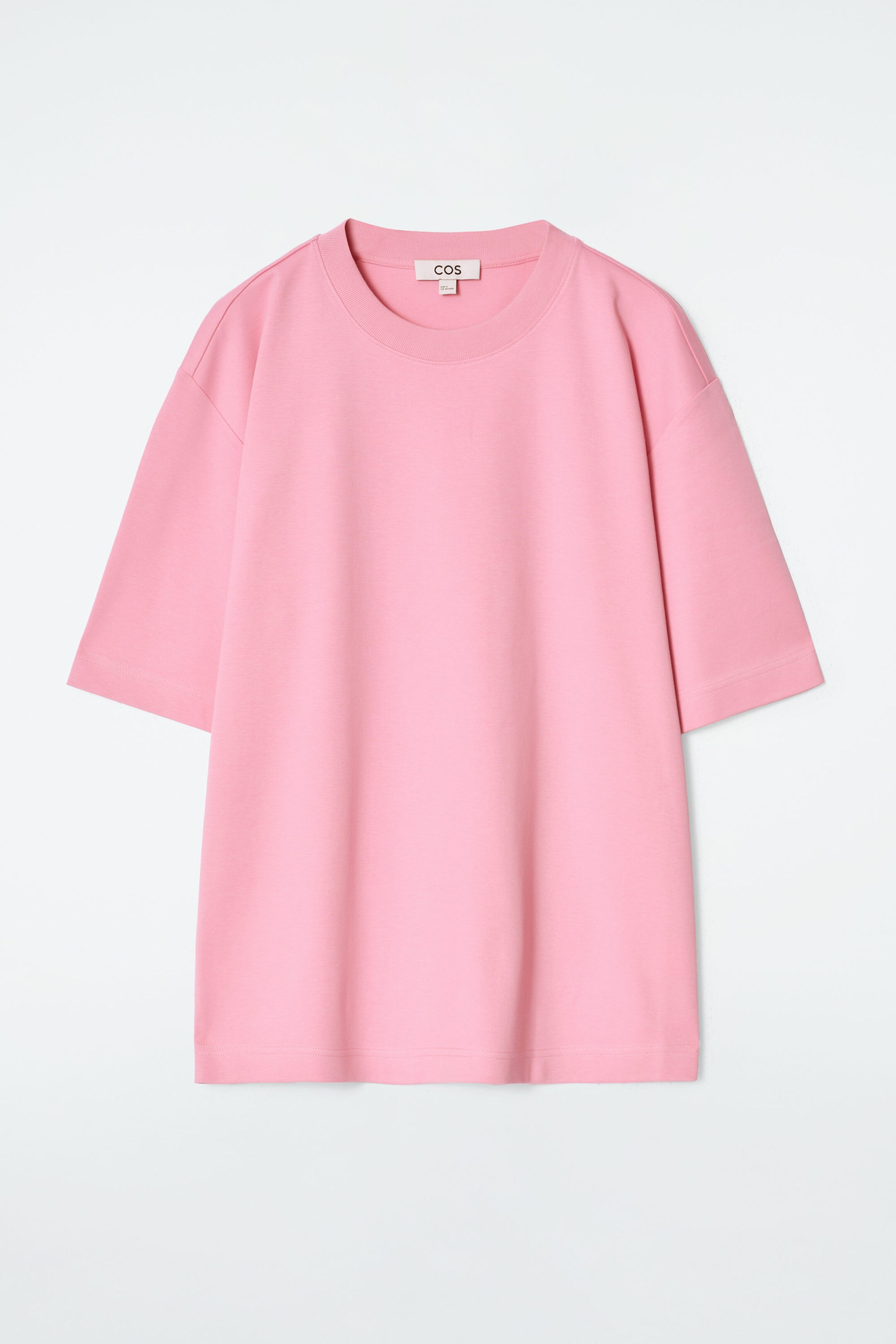 OVERSIZED COTTON T-SHIRT - PINK | COS (AU)