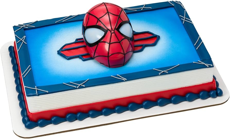 DecoSet\u00ae Marvel Spider-Man\u2122 Ultimate Light Up Eyes Cake Topper, 1-Piece Cake Topper Set... | Amazon (US)