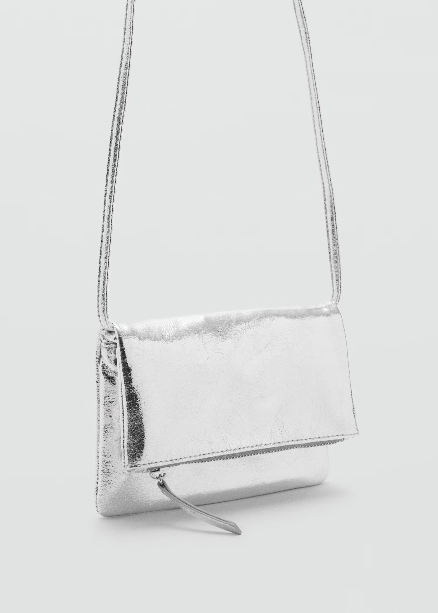 Metallic-effect bag - Kids | MANGO USA | Mango (US/MX/AU)