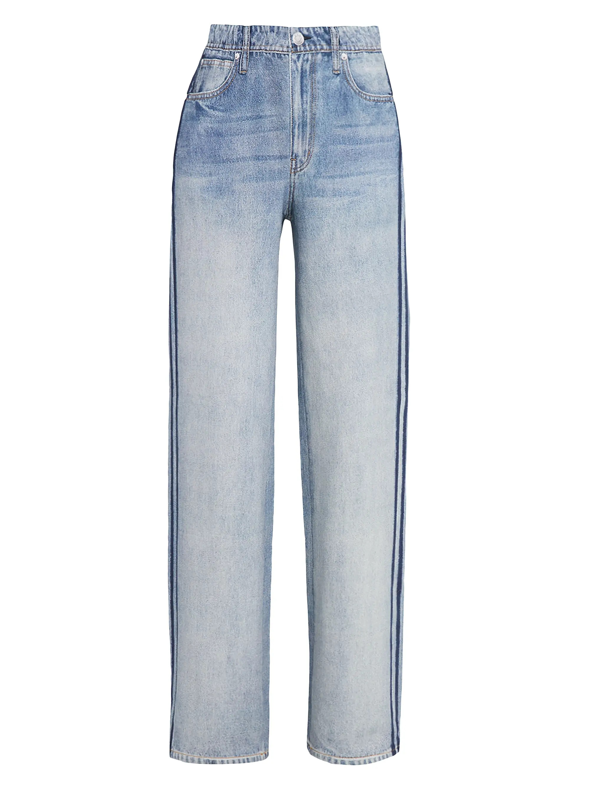 rag & bone rb Miramar Terry Wide-Leg Track Pants | Saks Fifth Avenue | Saks Fifth Avenue