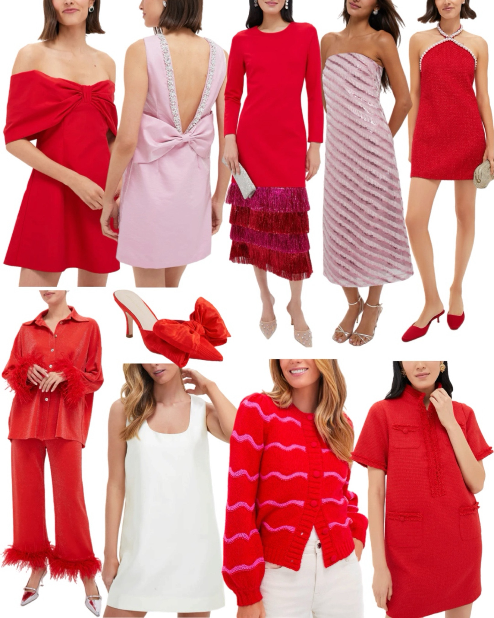 Holiday dresses, party dresses and even feather pajamas. So many festive winter outfits and holiday outfit ideas.

#LTKStyleTip #LTKParties #LTKHoliday