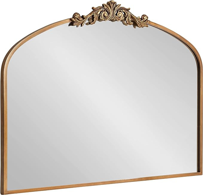 Kate and Laurel Arendahl Ornate Traditional Arch Mirror, 36 x 29, Gold, Decorative Baroque Style ... | Amazon (US)