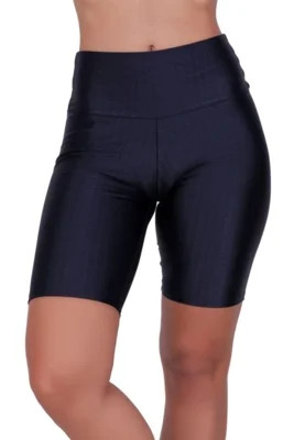 Bermuda Cintura Alta Academia Fitness 3D Preto | Dafiti (BR)