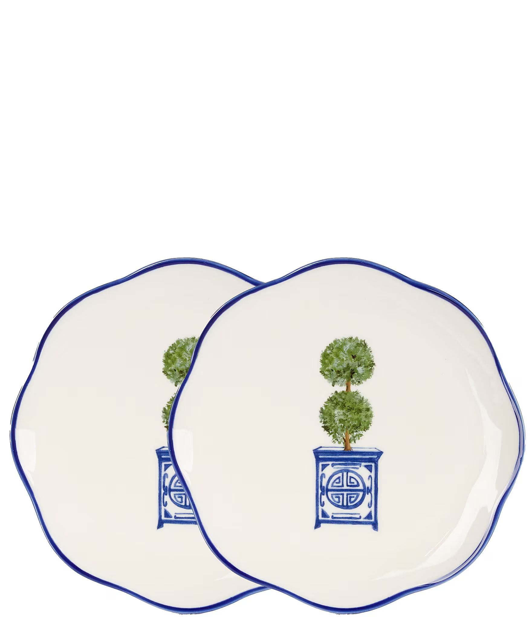 Southern LivingTopiary Accent Plates, Set of 2 | Dillard's