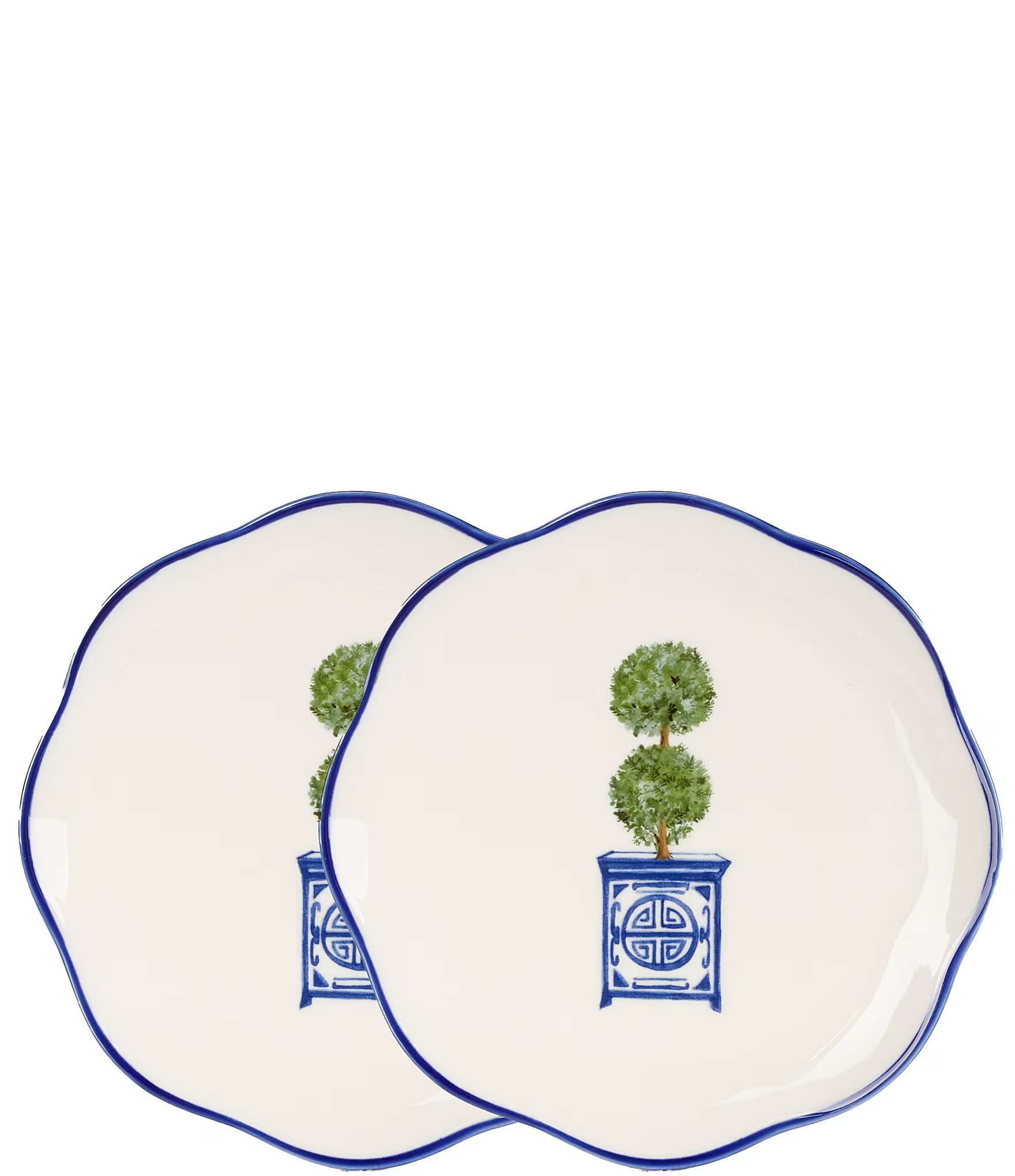 Southern Living Topiary Accent Plates, Set of 2 | Dillard's | Dillard's