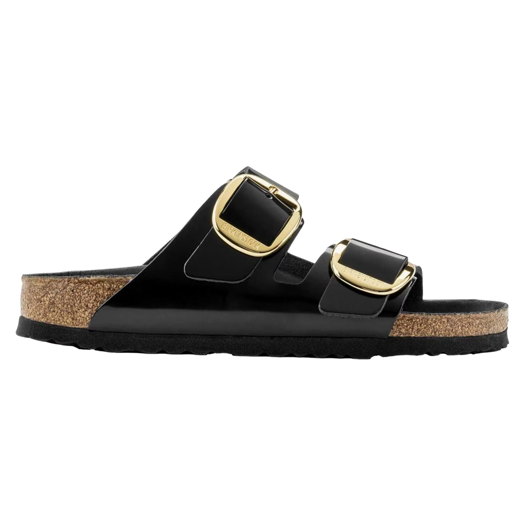 Women's Birkenstock Arizona Big Buckle High-Shine Black 1027840 | Shop Simon