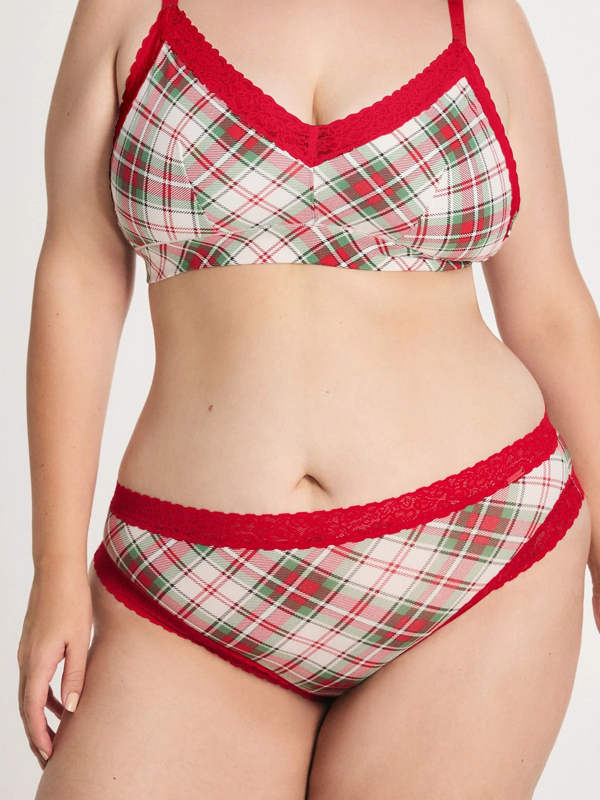 Cotton Essentials Lace-Trim Cheeky Panty | Savage x Fenty - North America