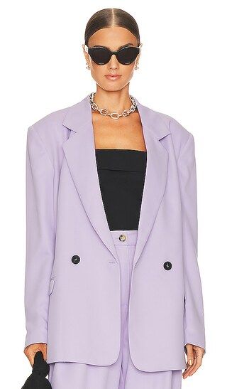 Dana Oversized Blazer in Lilac | Revolve Clothing (Global)