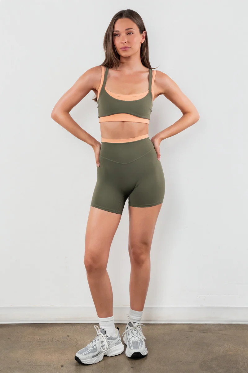 Cloud II™ Contrast Volley Short - Fern | Vitality