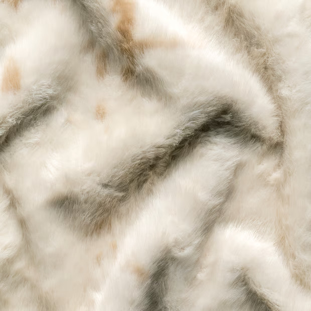 Off White Zahara Faux Cowhide Washable Area Rug | Rugs USA