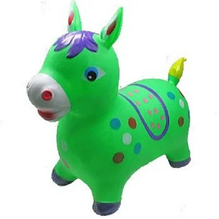 Green Donkey Animal Hoppers Children's Ride On Toy Hopper Bouncy Inflatable Ride-On | Walmart (US)
