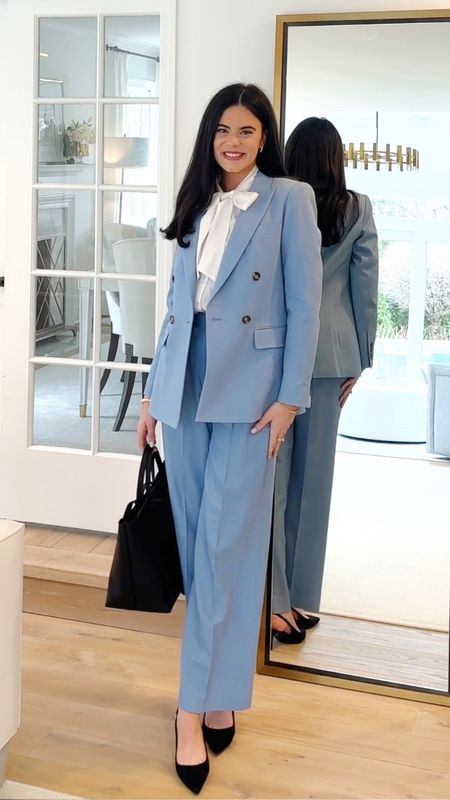 Blue suit from Nordstrom! Perfect for work or Easter! 


