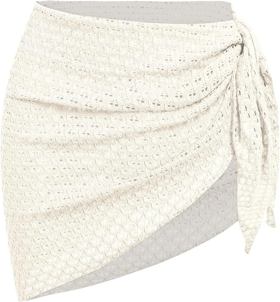 ZAFUL Women's Sarong Coverups Beach Wrap Sheer Bikini Wraps Chiffon Cover Ups for Swimwear | Amazon (US)