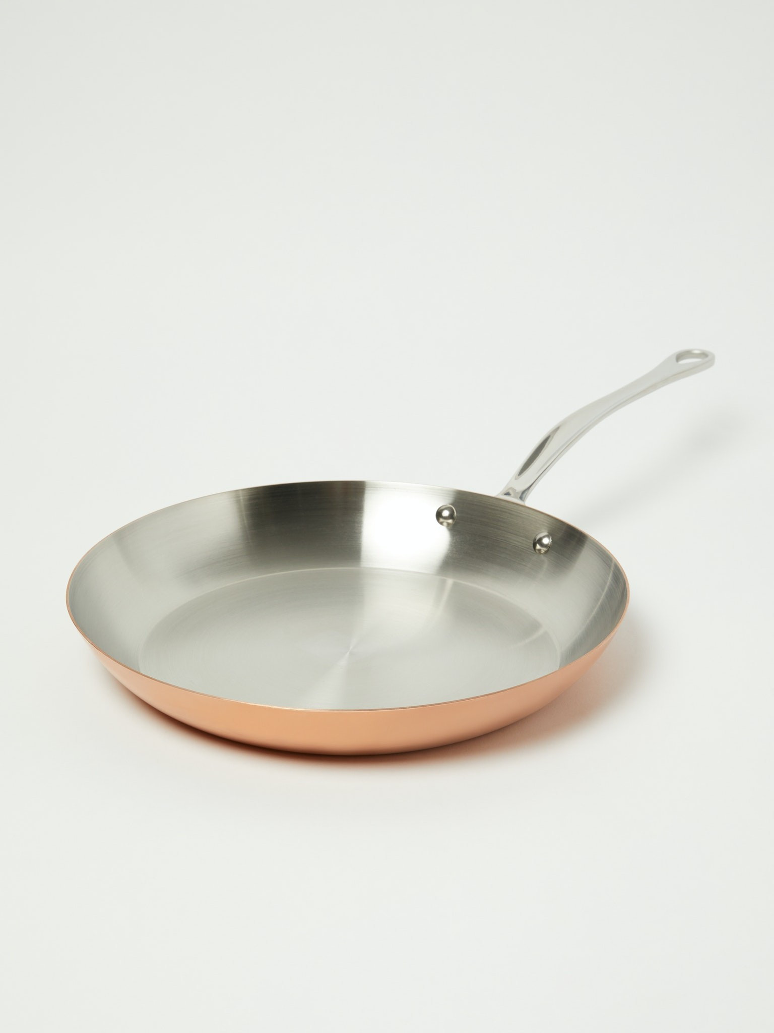 M'150S Copper Round Frying Pan, Stainless Steel Handle, 8" | Verishop