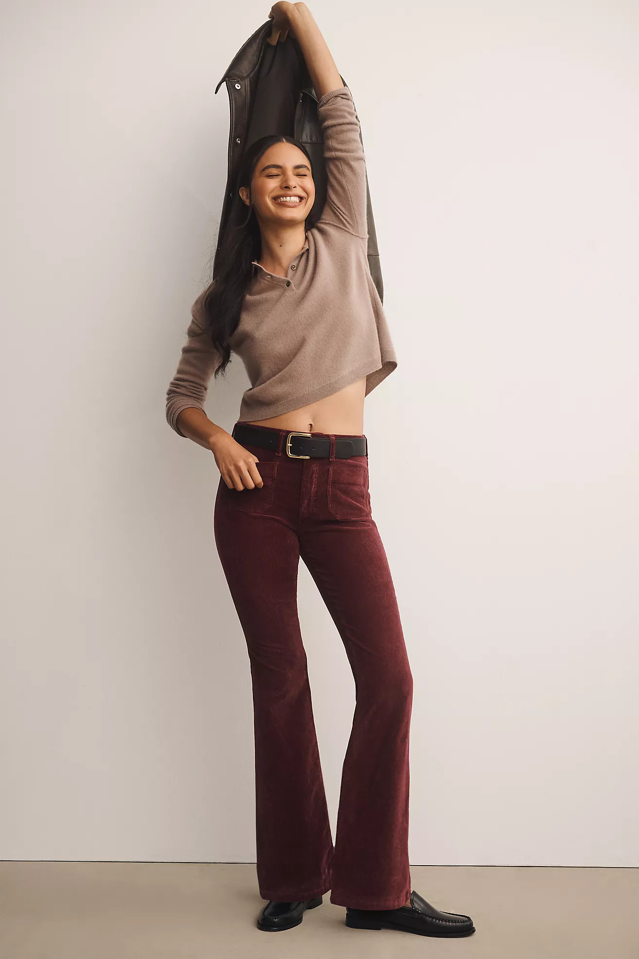 The Icon Corduroy Flare Jeans by Pilcro: Mid-Rise Edition | Anthropologie (US)
