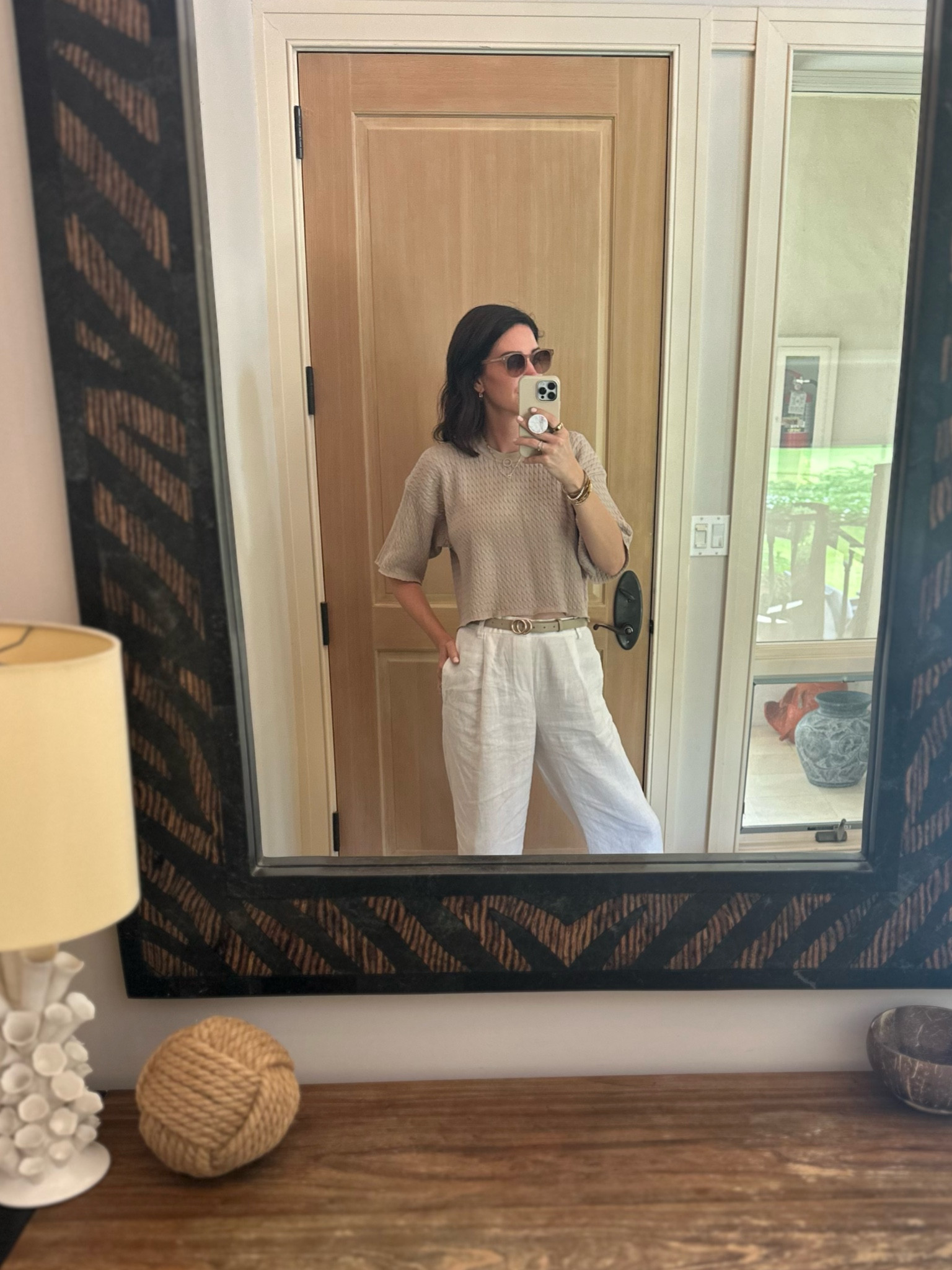 What I wore to the airport. Travel day outfit. I tagged similar options for you as both top and bottoms are a few years old and were quite spendy  

#LTKTravel