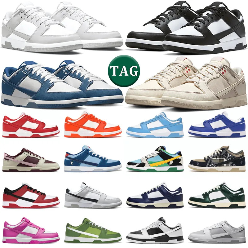 2023 low for running shoes men women White Black Panda Industrial Blue Grey Fog UNC Triple Pink A... | DHGate