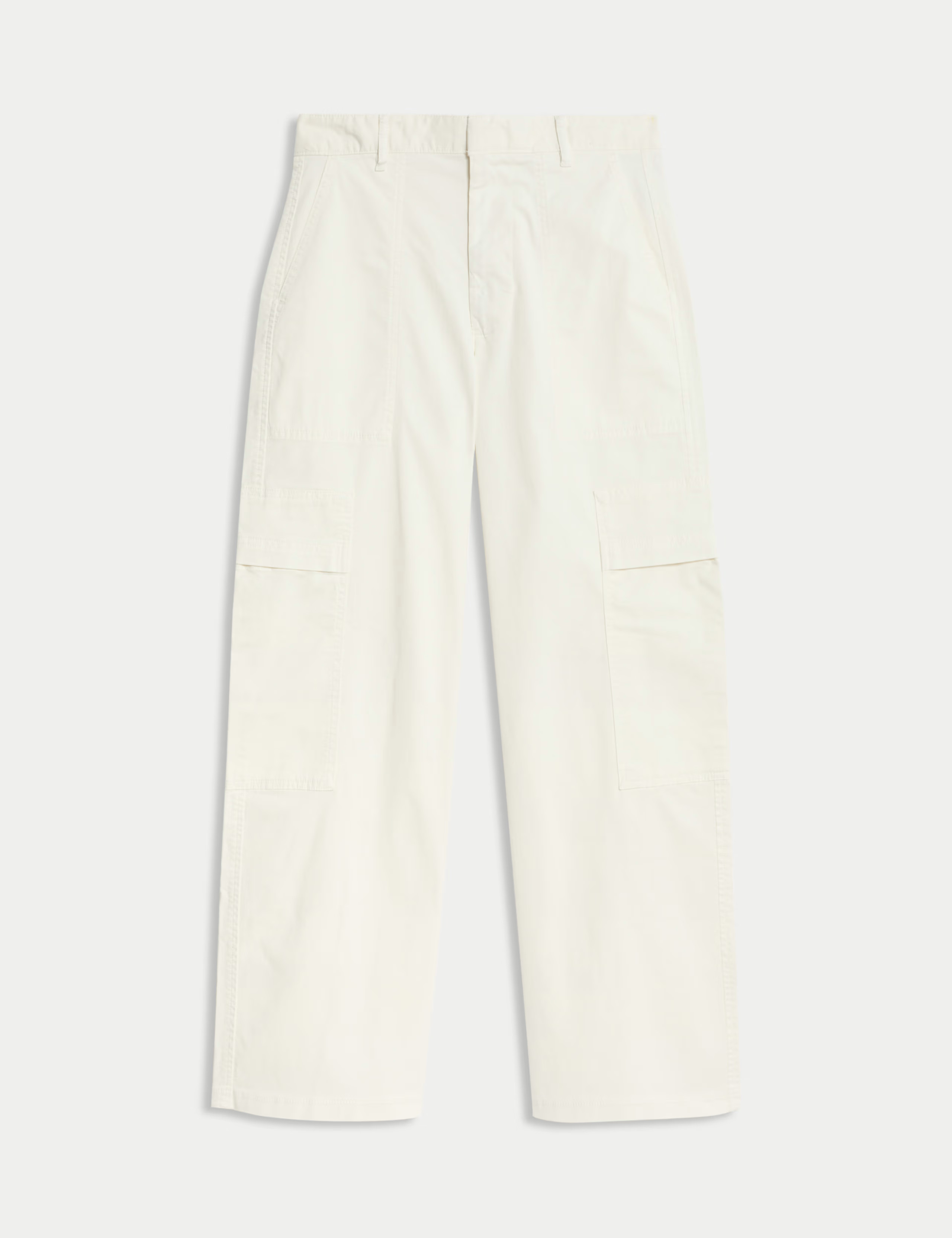 Cotton Rich Cargo Wide Leg Trousers | Marks & Spencer (UK)