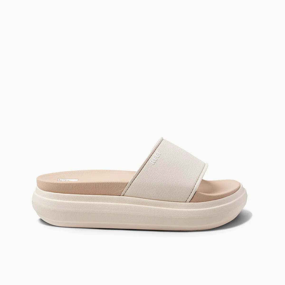 Women's Cushion Bondi Platform Slide in Vintage/Oasis | REEF® | REEF