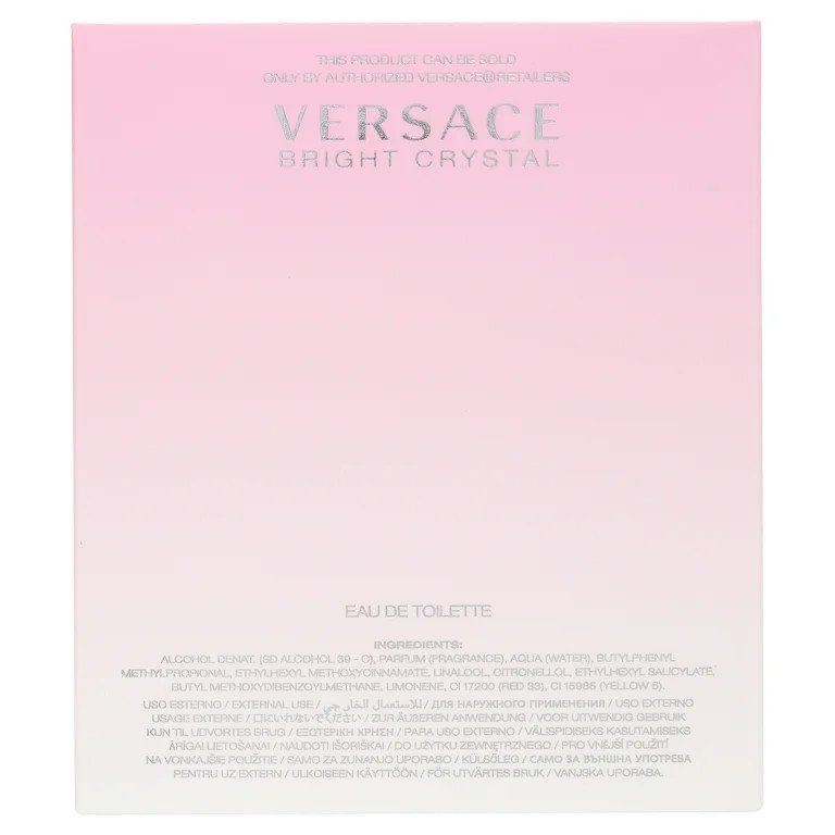 Versace Bright Crystal Eau De Toilette Spray, Perfume for Women, 3 Fluid Ounces | Walmart (US)