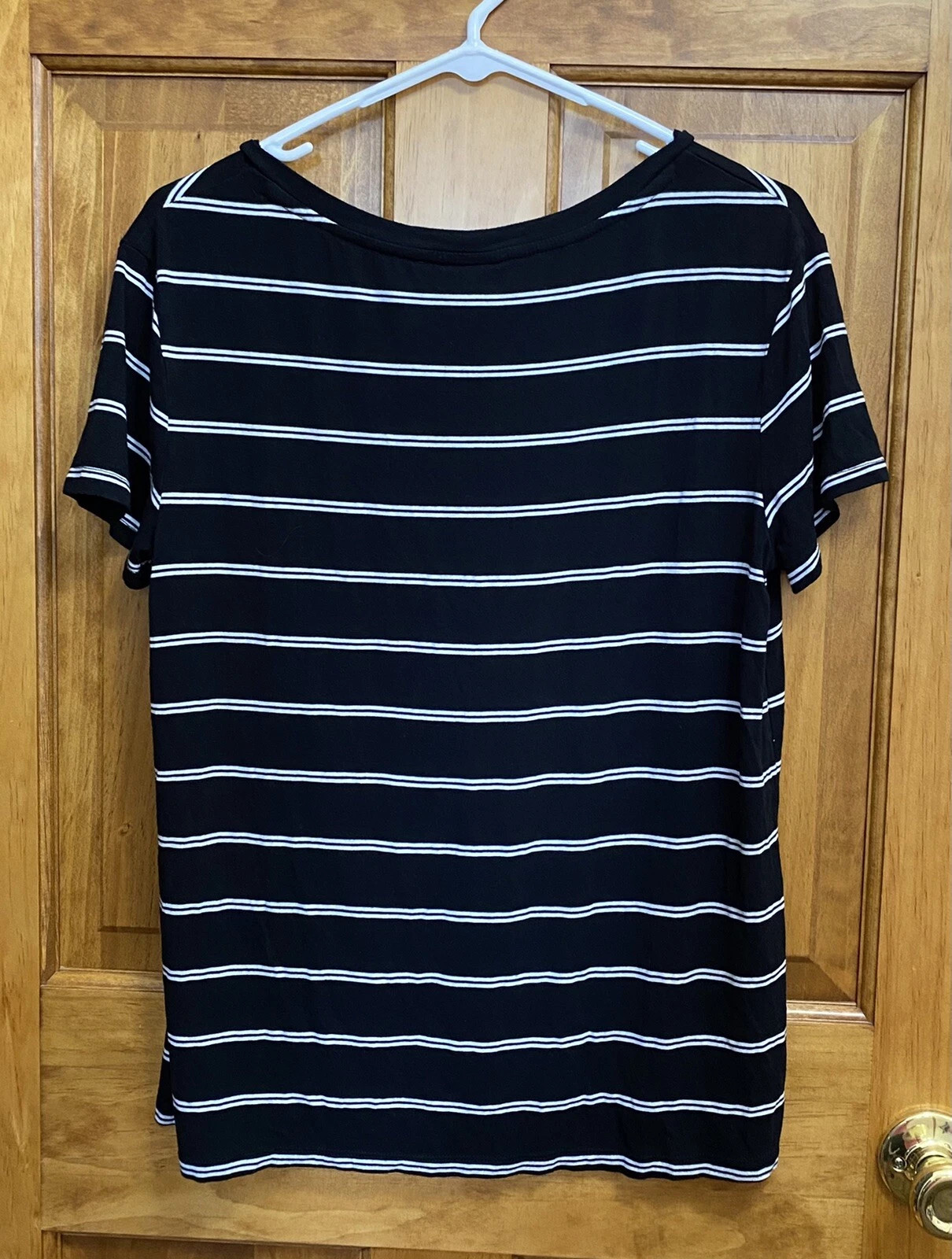 mossino women’s top stripes black white medium | eBay AU