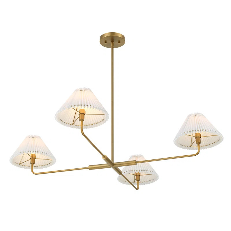 Pearson 4 - Light Dimmable Sputnik Modern Linear Chandelier | Wayfair North America