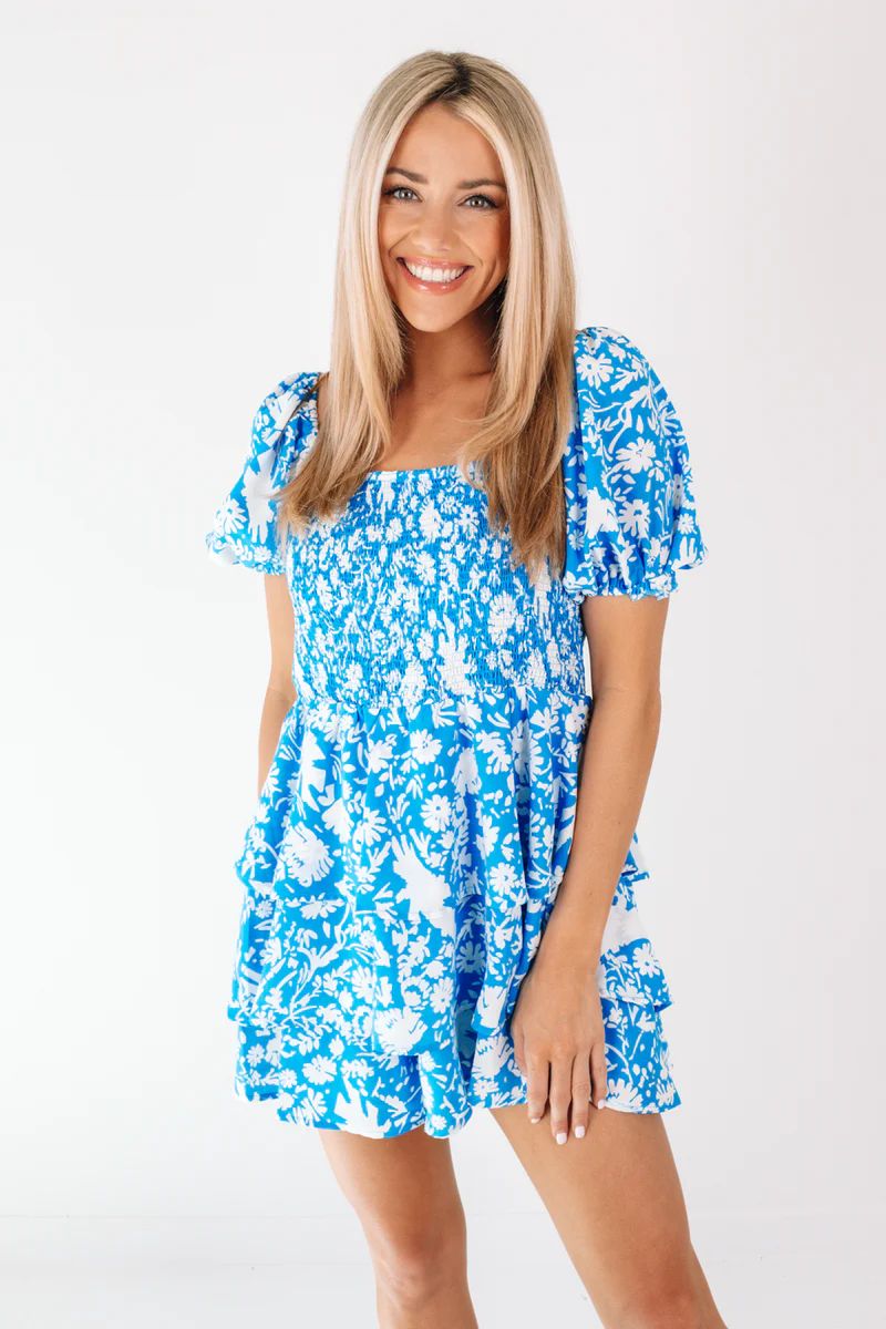 How Sweet It Is Romper - Blue | The Impeccable Pig