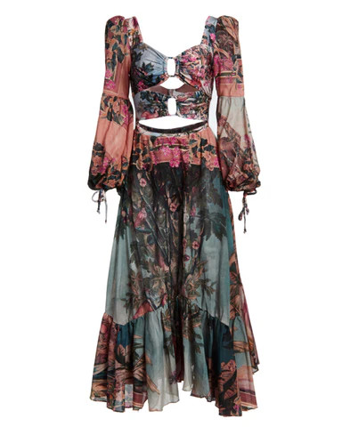 Paraiso Cut-Out Midi Dress | PatBO