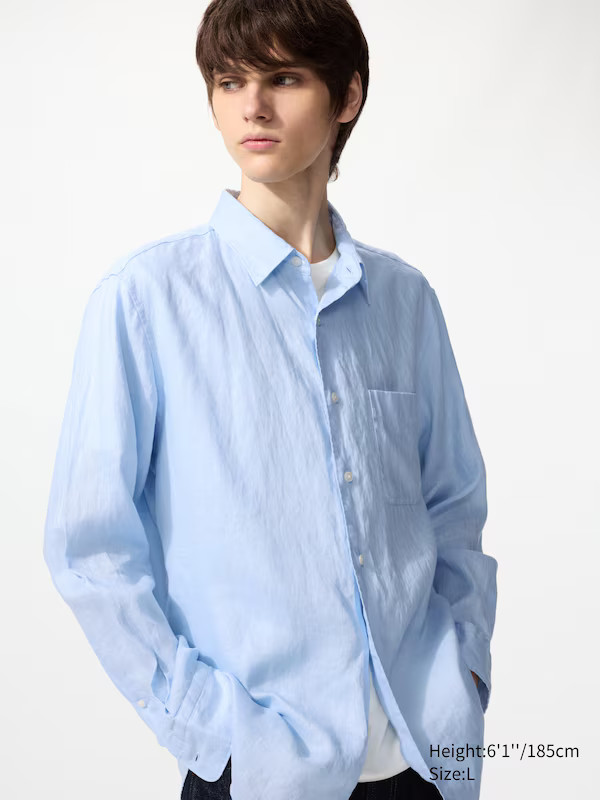 Premium Linen Shirt | UNIQLO (US)
