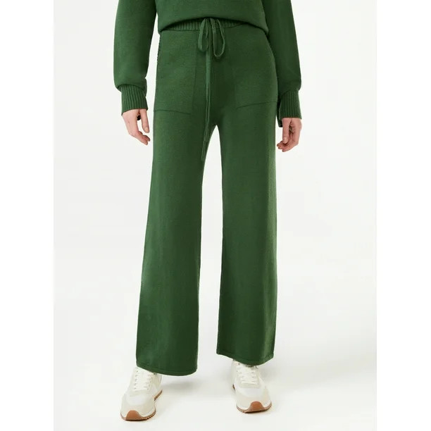 Free Assembly Women's Straight Leg Sweater Pants - Walmart.com | Walmart (US)