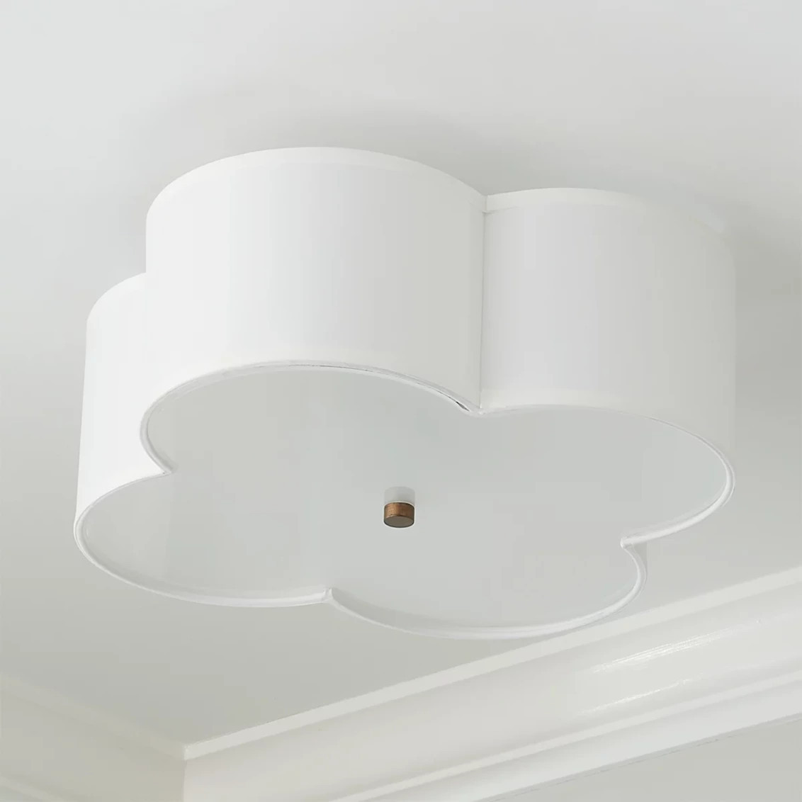 Scalloped Shade Semi-Flush Ceiling  Light - 4 light | Shades of Light