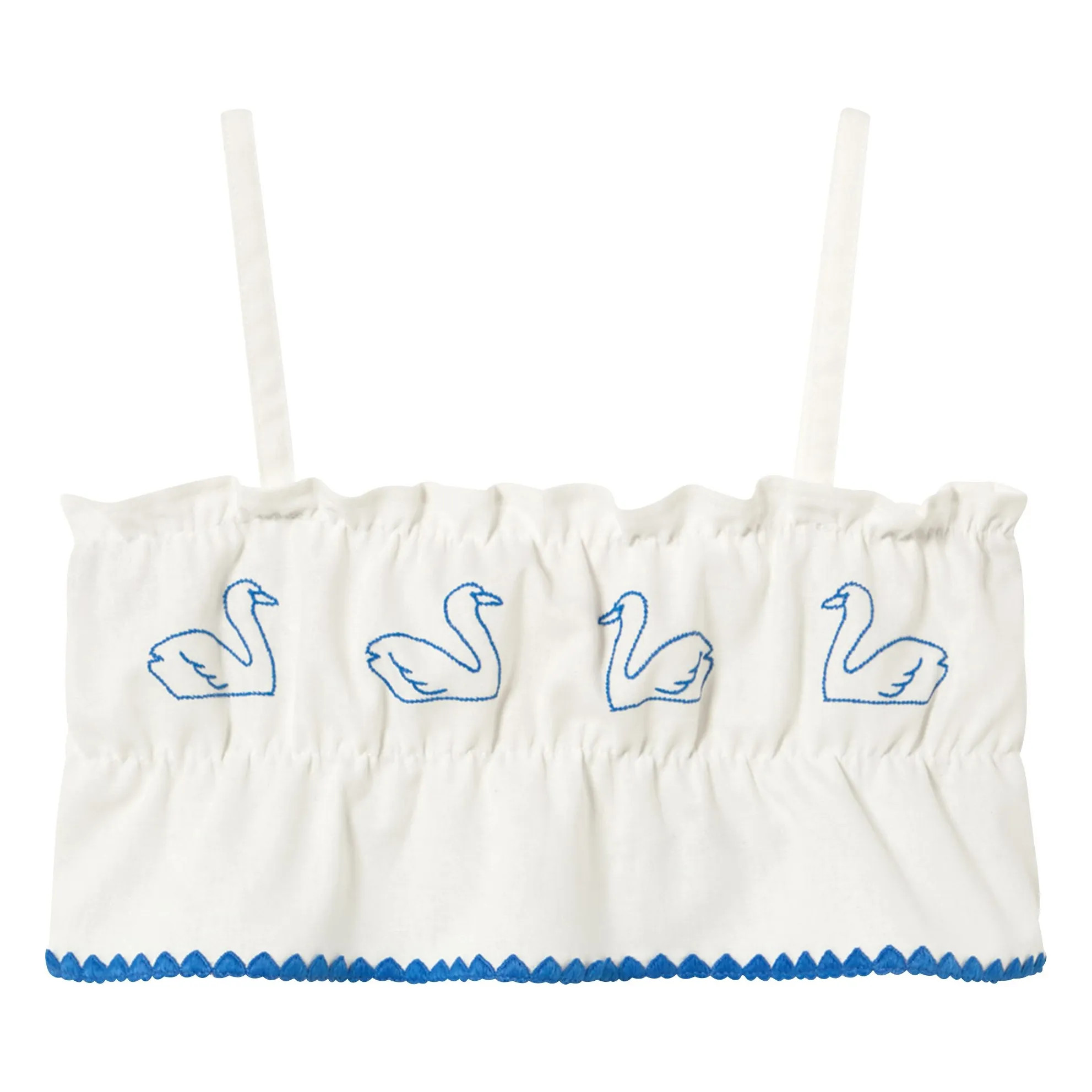 Top Swans Linen | White | Smallable