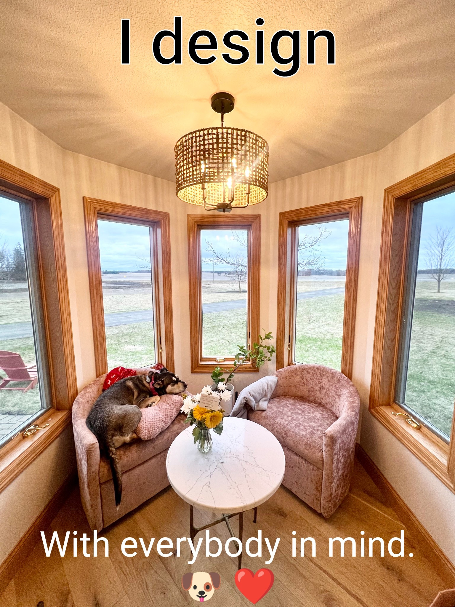 All parts of the family are
Considered when I design. ❤️❤️

#LTKHome #LTKPets