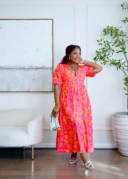 Loving this floral maxi dress. It comes in different colors and print. It’s under $40 and it’s such a great @WalmartFashion Marketplace find @Walmart #WalmartPartner #WalmartFashion 

#LTKFindsUnder50 #LTKMidsize #LTKSeasonal
