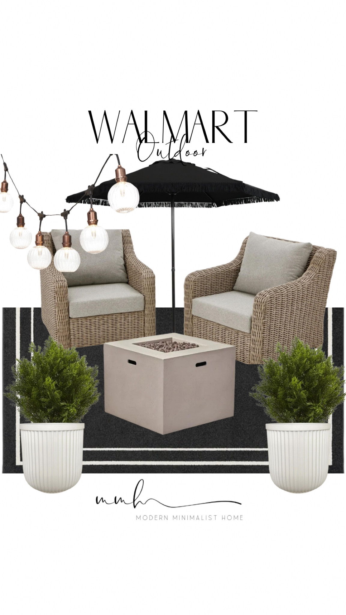 Walmart outdoor patio furniture.



#LTKStyleTip #LTKHome #LTKSeasonal