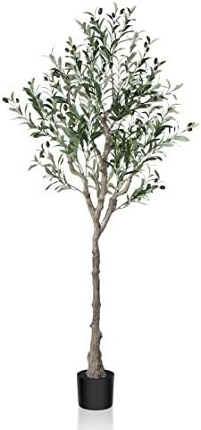 Dr.Planzen Artificial Olive Tree,5FT Tall Fake Plant Faux Olive Plants for Indoor,Natural Fake Tree, | Amazon (CA)