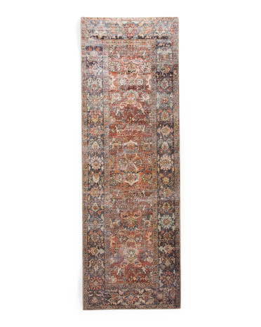 Boho Vintage Look Flatweave Runner | Marshalls
