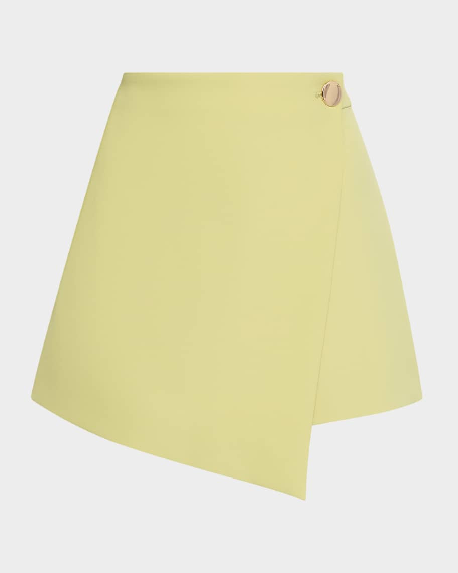 Stella Button Wrap Skirt | Neiman Marcus