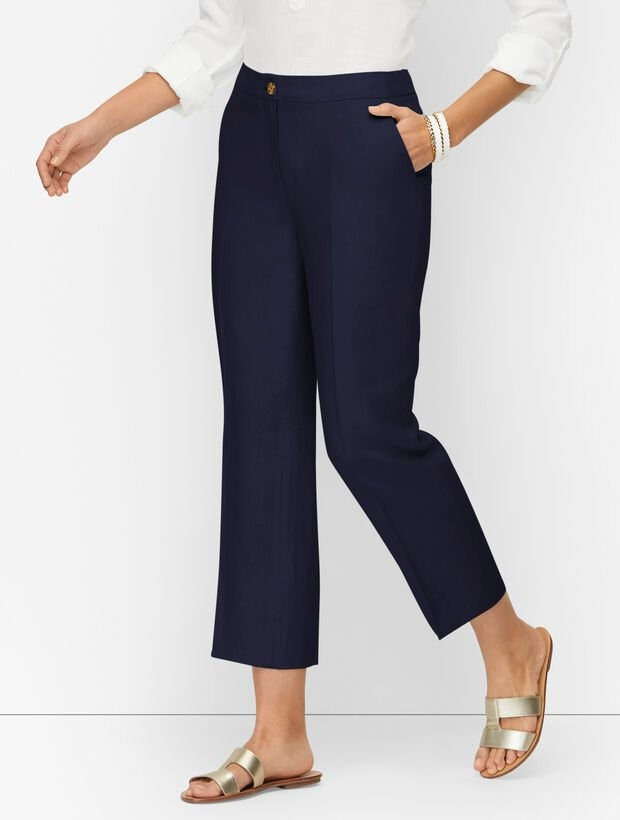Linen Demi Boot Pants - Colors | Talbots